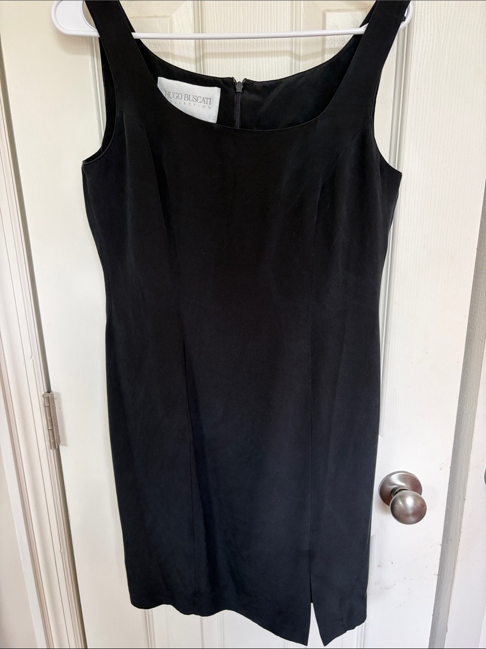 Hugo Buscati Black Mini Tank Dress
